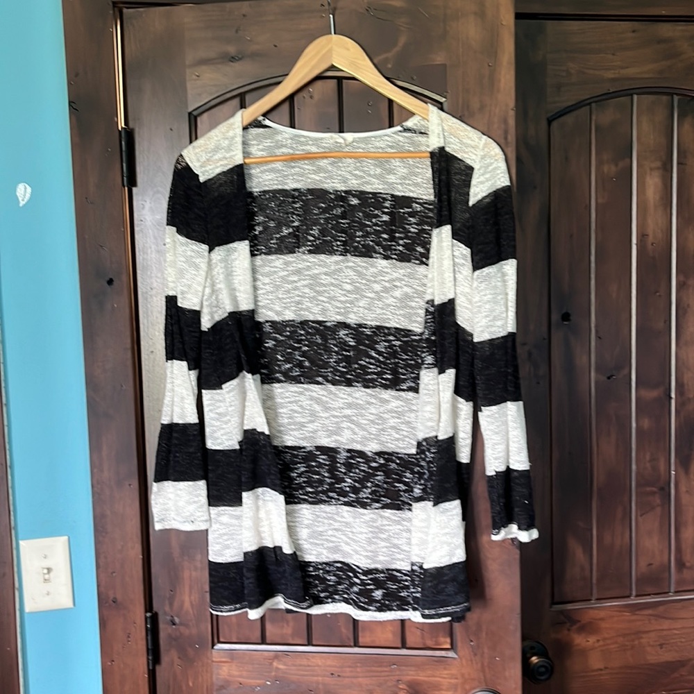 Black and White Cardigan